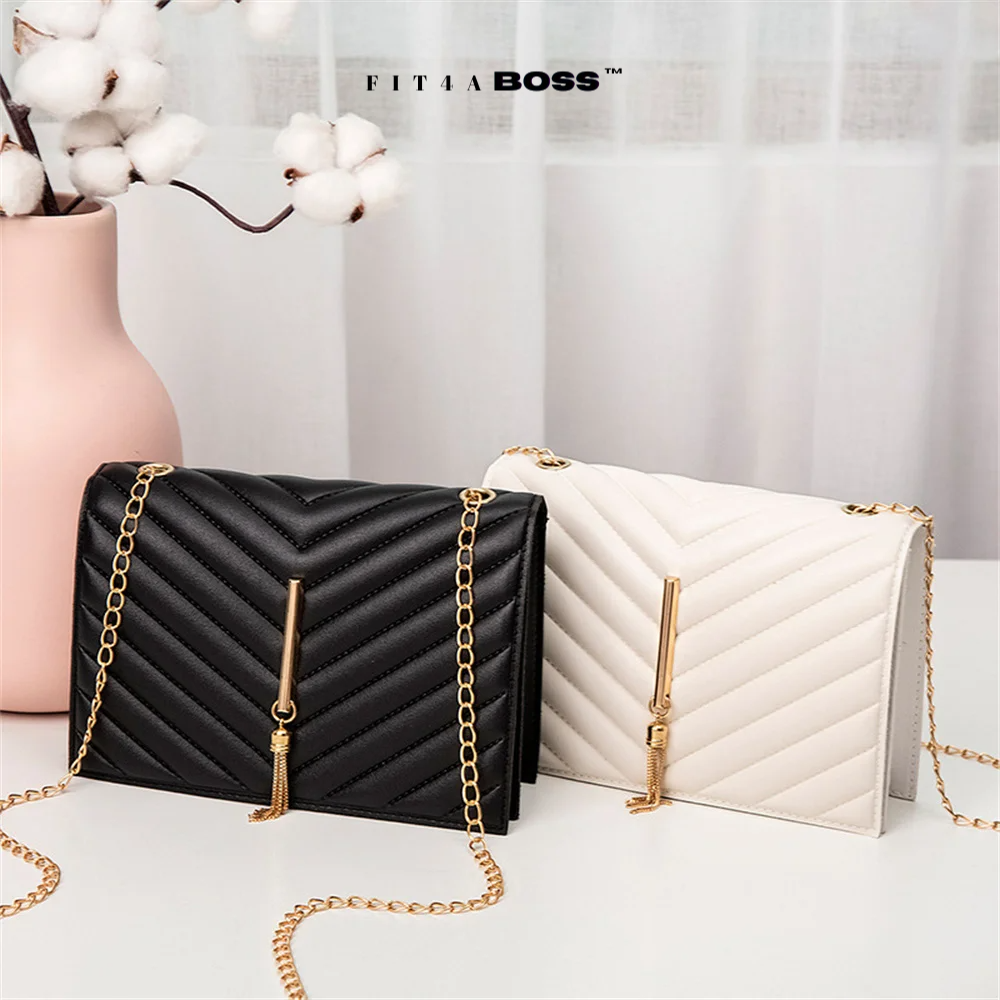 Leather Tassel Flap Bag Fit4ABoss™