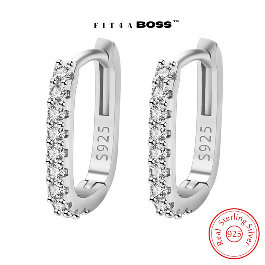 Zircon Circle Hoop Earrings Fit4ABoss™