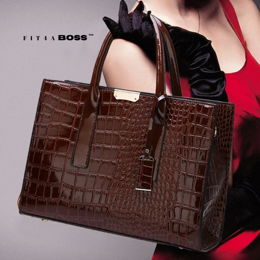 Crocodile Print Handbag Fit4ABoss™