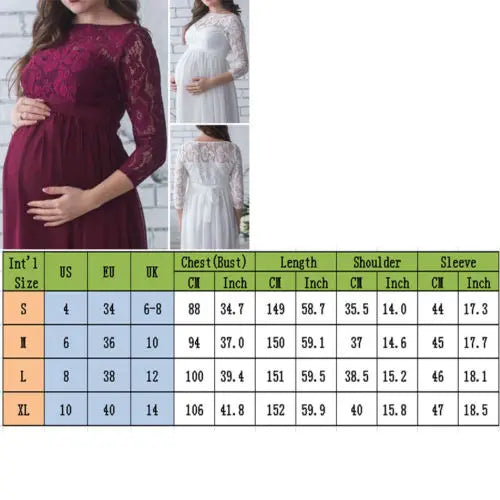 Half Lace Maternity Dress Fit4ABoss™