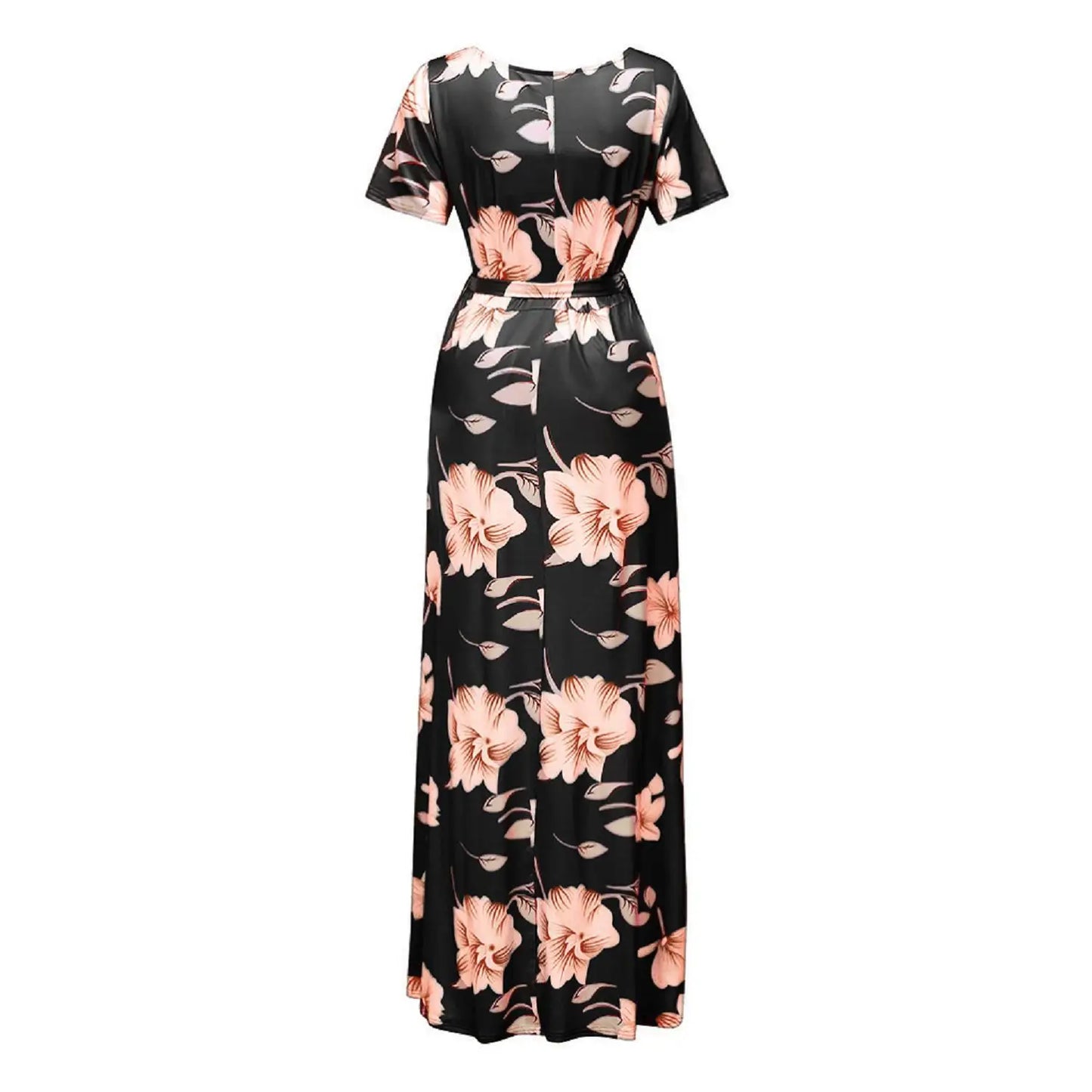 Floral Print Maternity Maxi Dress Fit4ABoss™