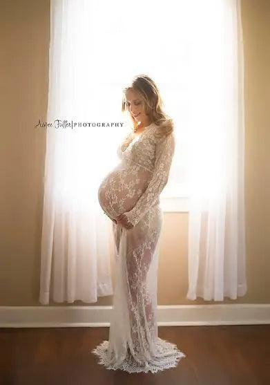 Lace Maternity Dress Fit4ABoss™