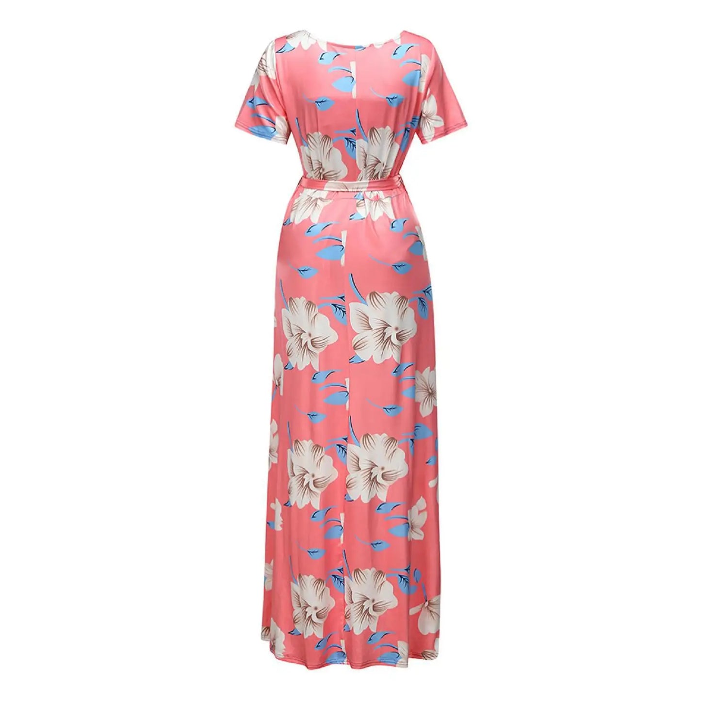 Floral Print Maternity Maxi Dress Fit4ABoss™