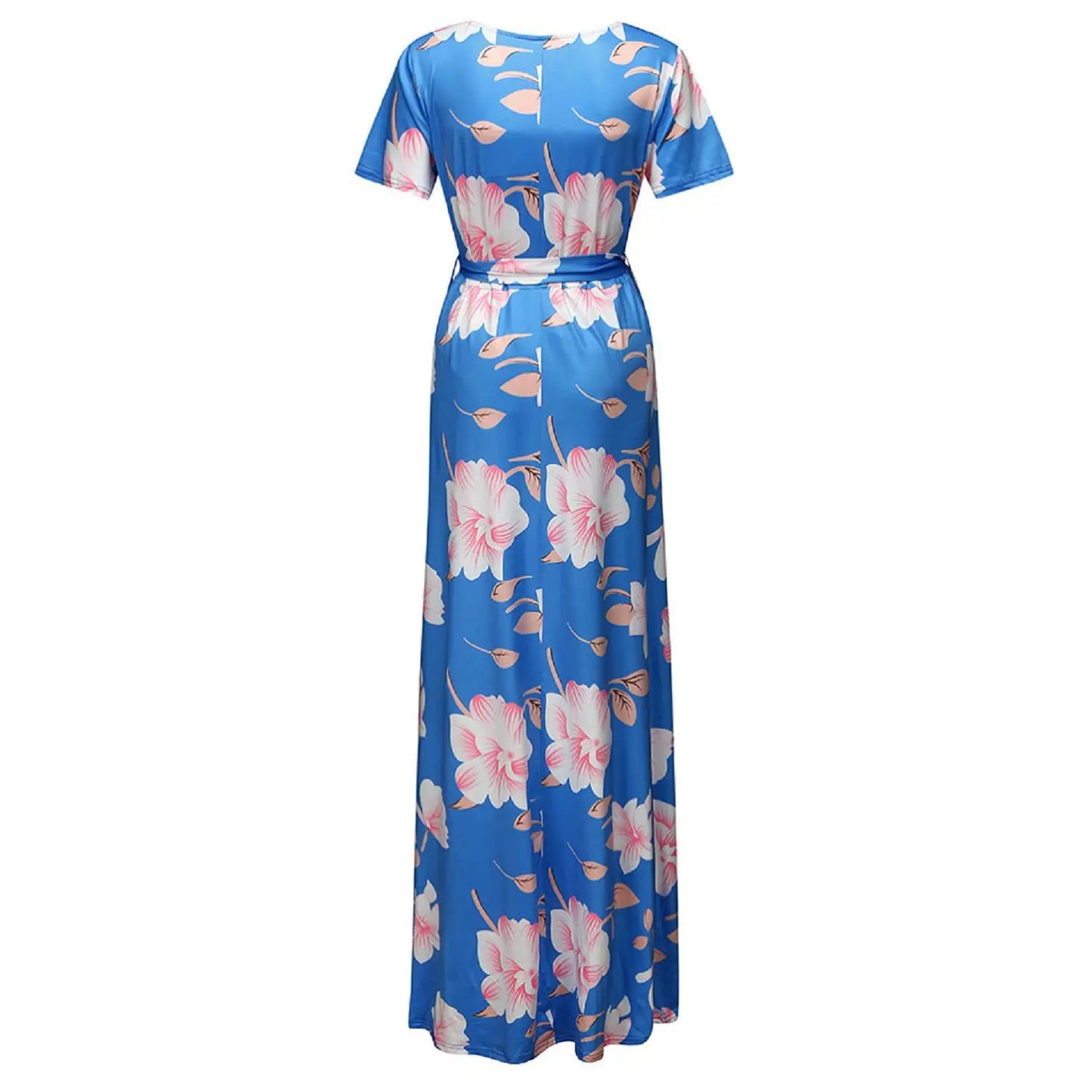 Floral Print Maternity Maxi Dress Fit4ABoss™