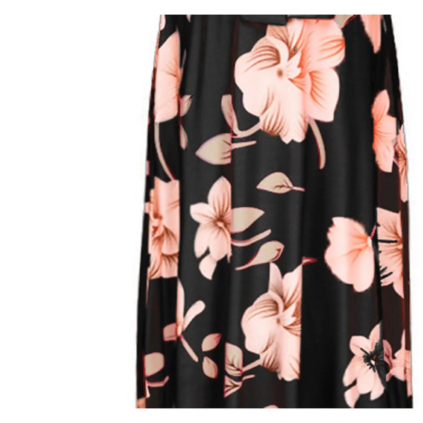 Floral Print Maternity Maxi Dress Fit4ABoss™