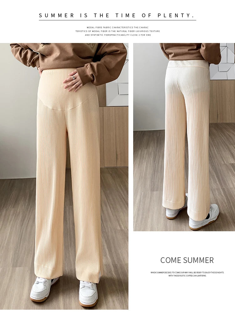 Chiffon Maternity Wide Leg Trousers Fit4ABoss™