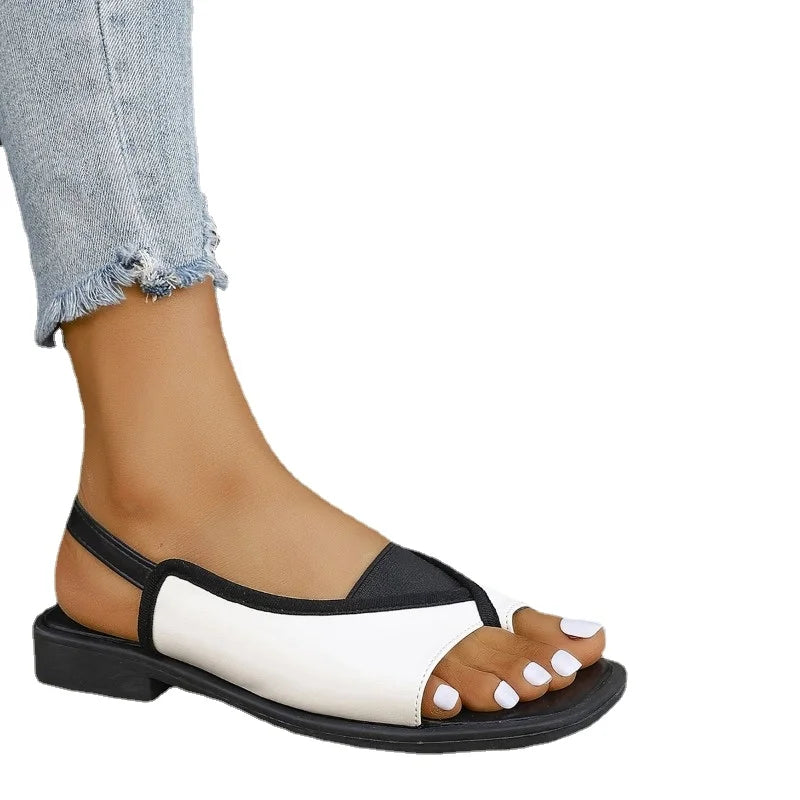 Black and White Sandals Fit4ABoss™