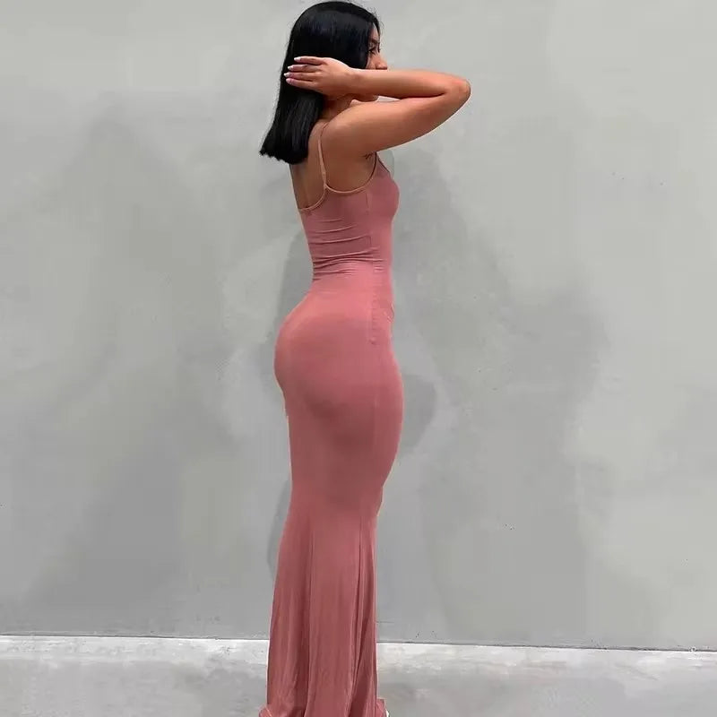 Sleeveless Maxi Dress Bodycon Fit4ABoss™