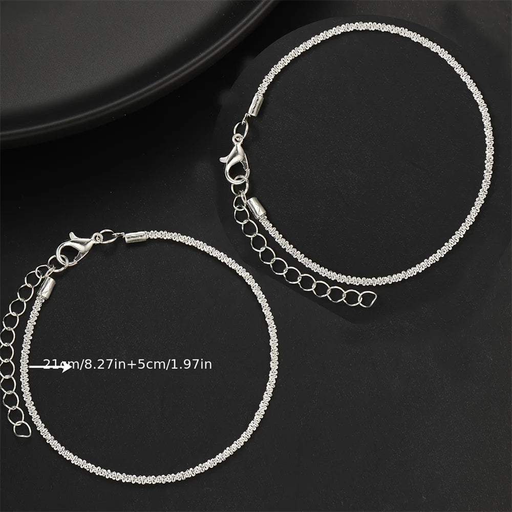 Silver Anklet Bracelet Fit4ABoss™