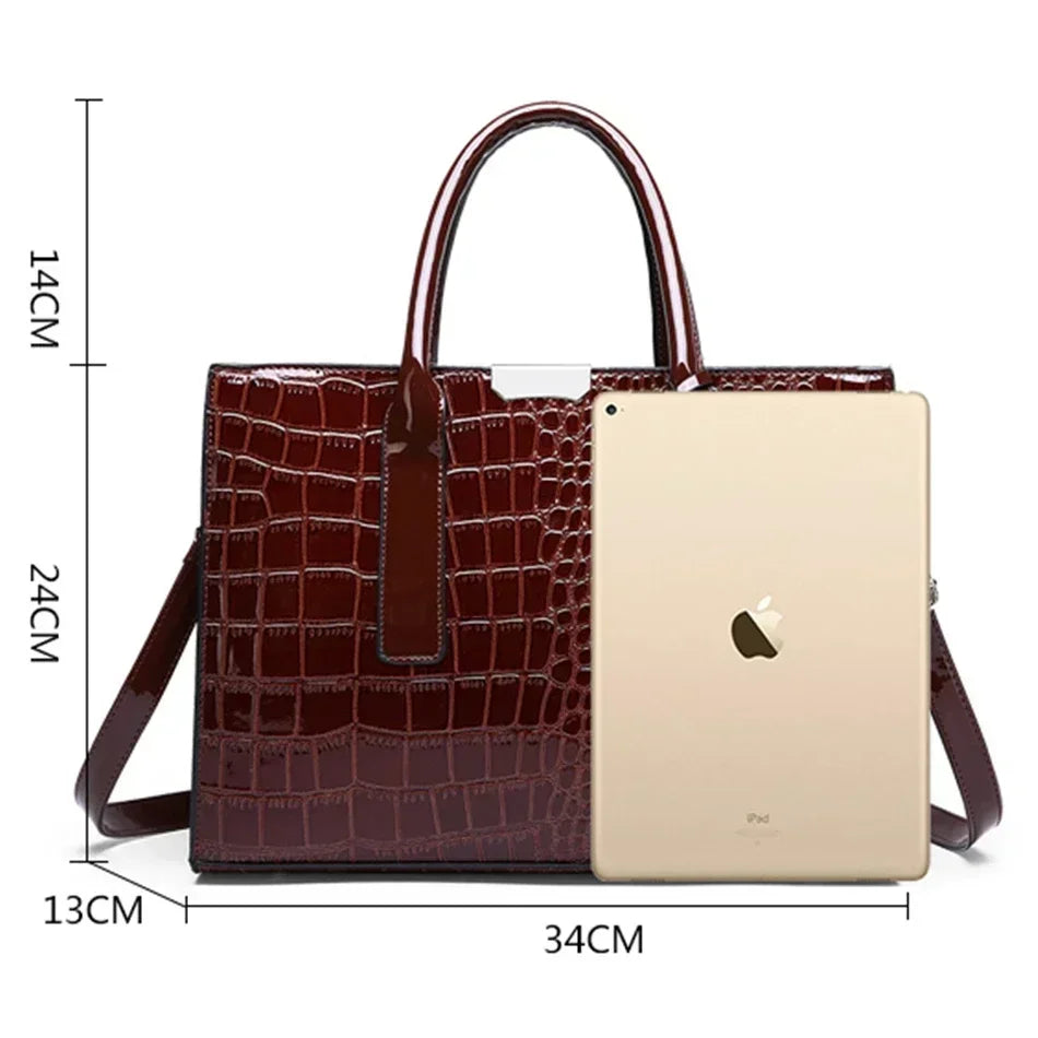 Crocodile Print Handbag Fit4ABoss™