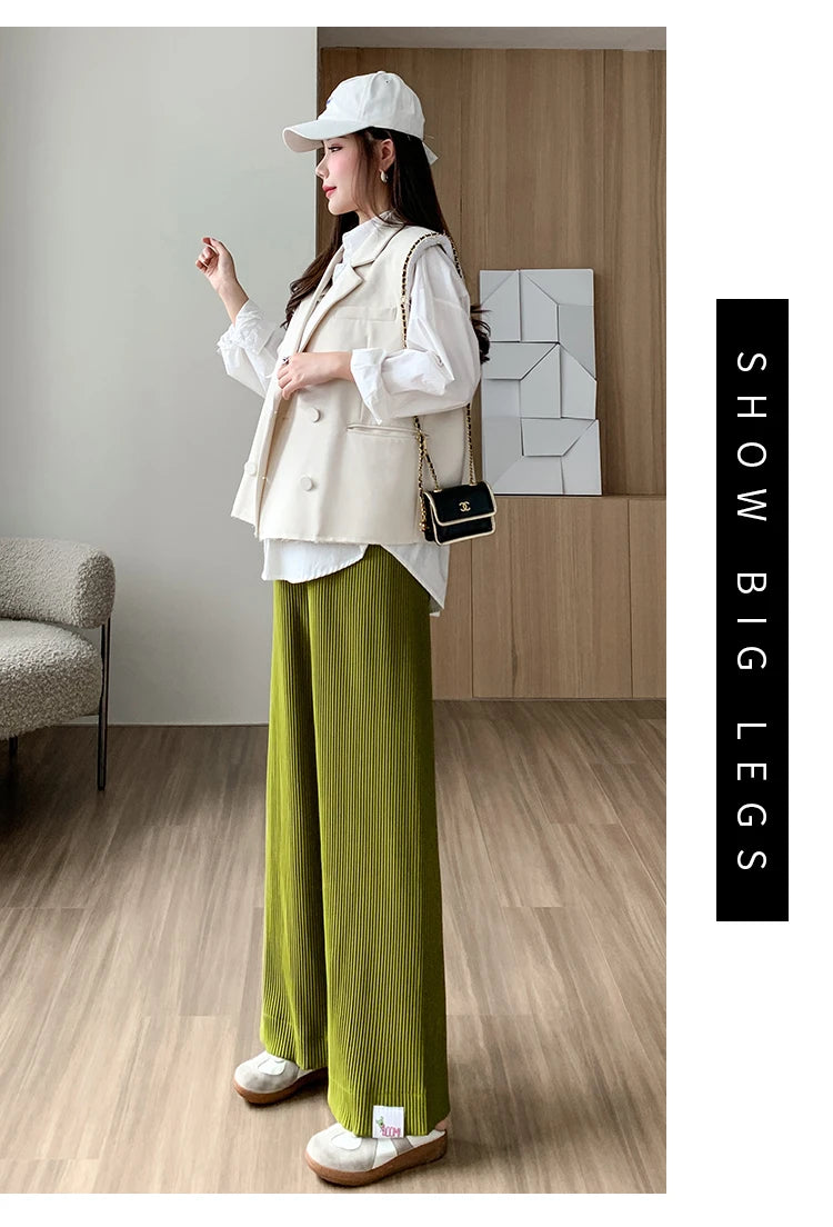 Chiffon Maternity Wide Leg Trousers Fit4ABoss™