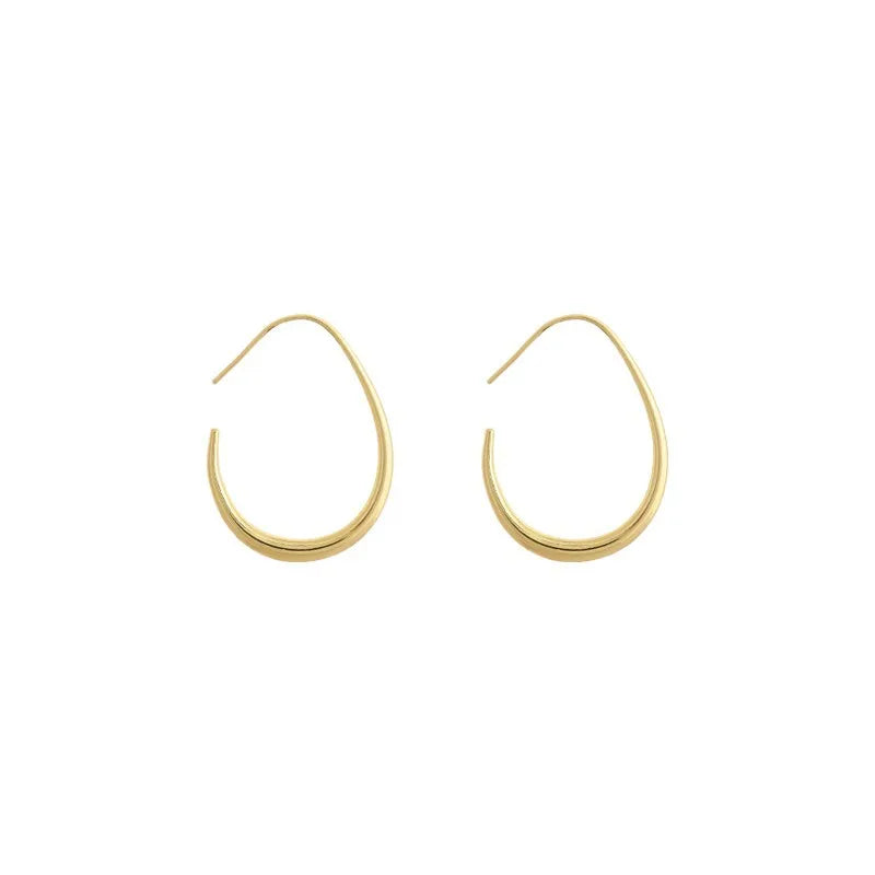 Needle Oval Hoop Earrings Fit4ABoss™