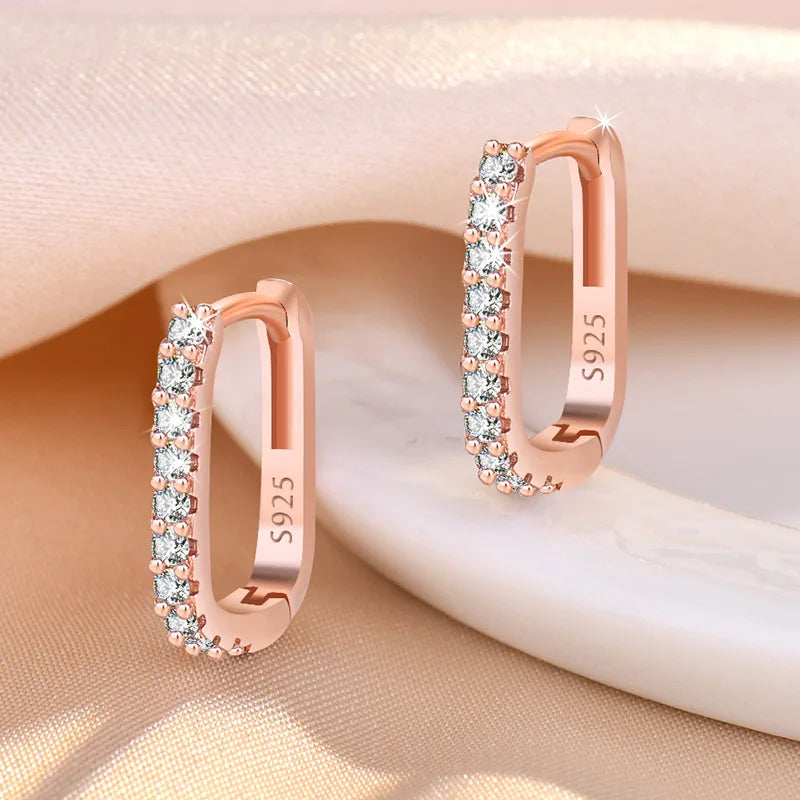 Zircon Circle Hoop Earrings Fit4ABoss™