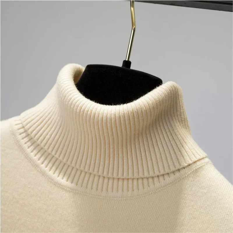 Turtleneck Knitted Pullover Jumper Fit4ABoss™