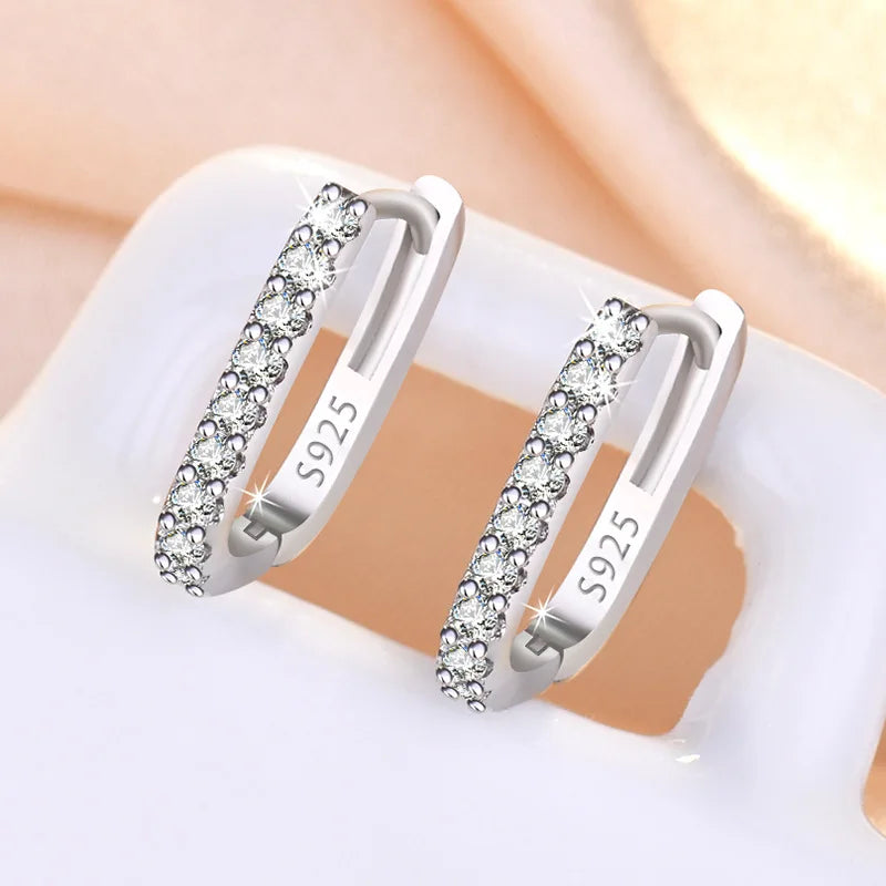 Zircon Circle Hoop Earrings Fit4ABoss™