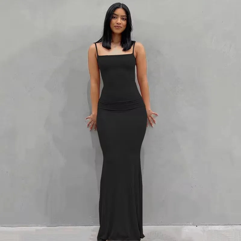 Sleeveless Maxi Dress Bodycon Fit4ABoss™