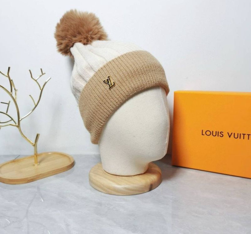 Knitted LV style Winter Hat