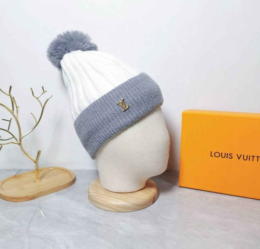 Knitted LV style Winter Hat